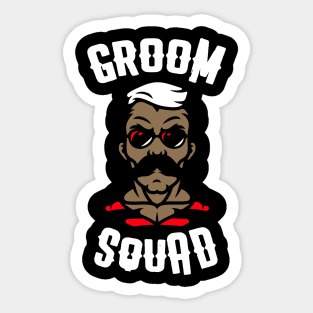 Groom Squad Sticker